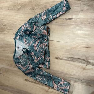 Kid Target Art Class Floral print bikini tops only size XS (4/5)